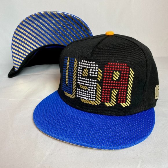 Cayler and Sons UNITED WE SMOKE USA SnapBack Hat One Size Fits All Playboy Bunny - Picture 1 of 7